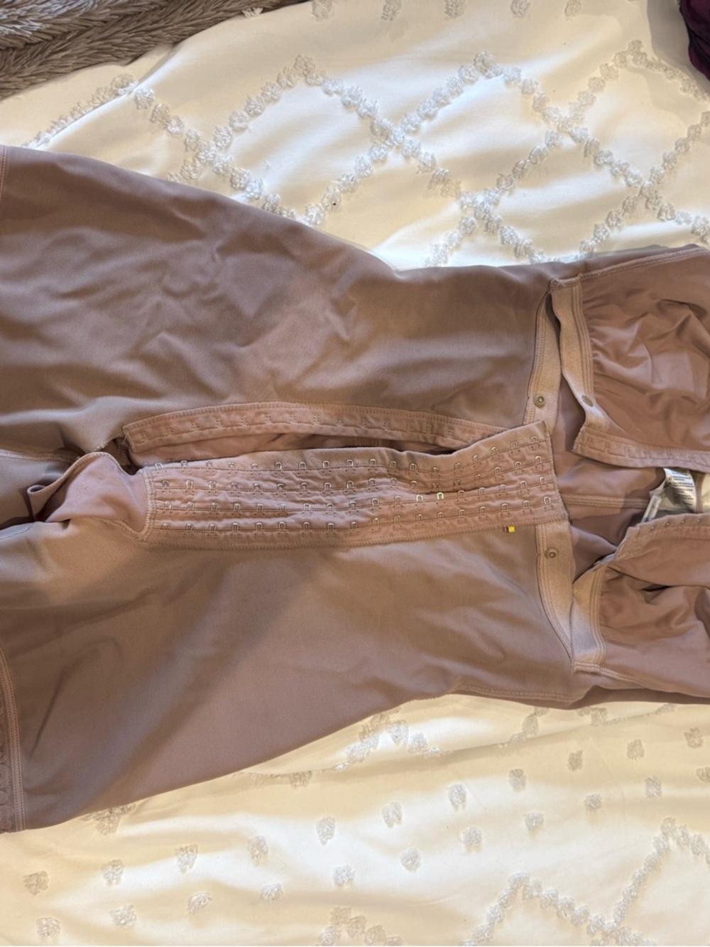 Mauve Shapewear Waist Trainer Bodysuit in Mauve
